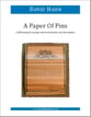 A Paper Of Pins Unison/Two-Part choral sheet music cover